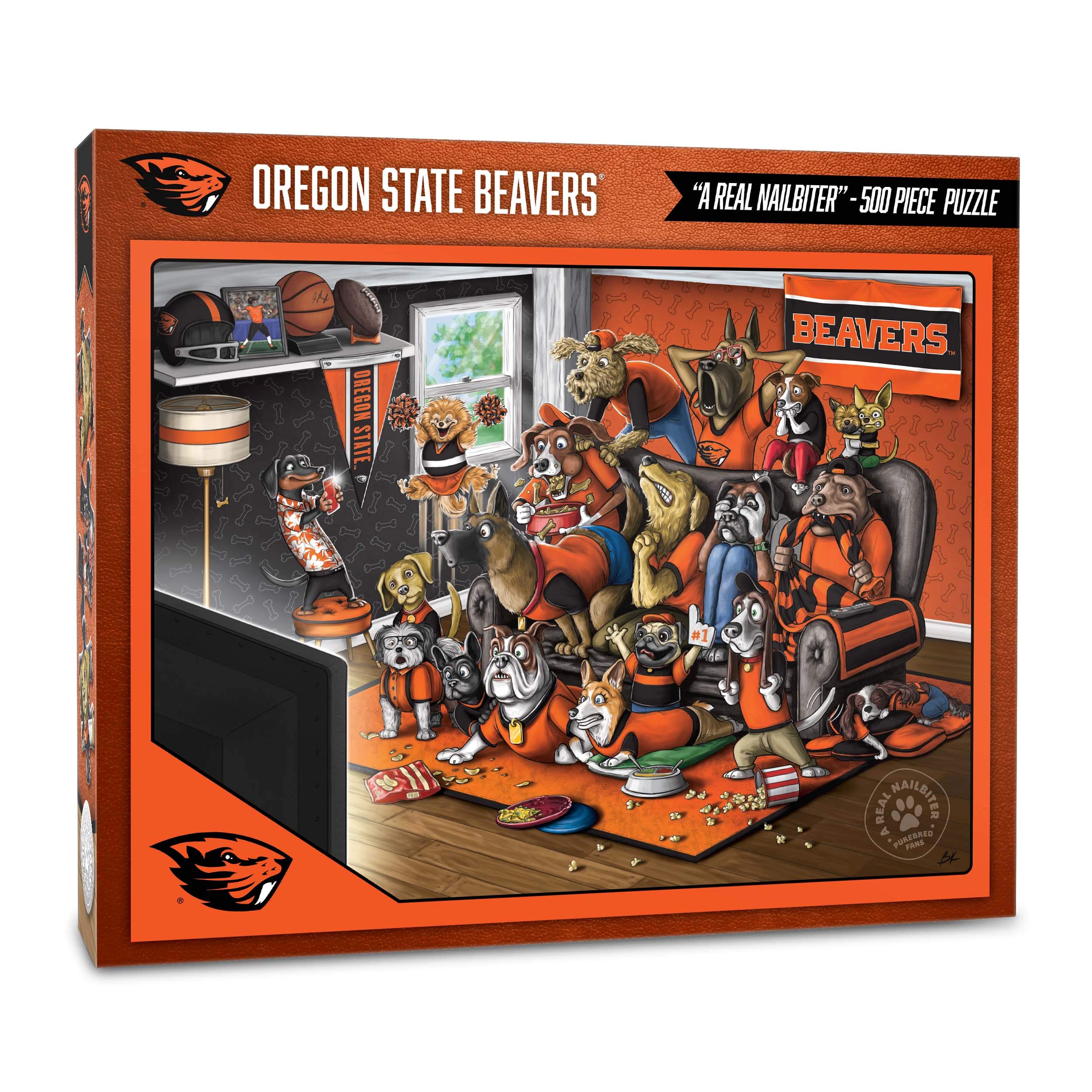 Foto 2 pulgar | Puzzle Youthefan Ncaa Oregon State Beavers Purebred Fans, 500 Unidades - Venta Internacional.