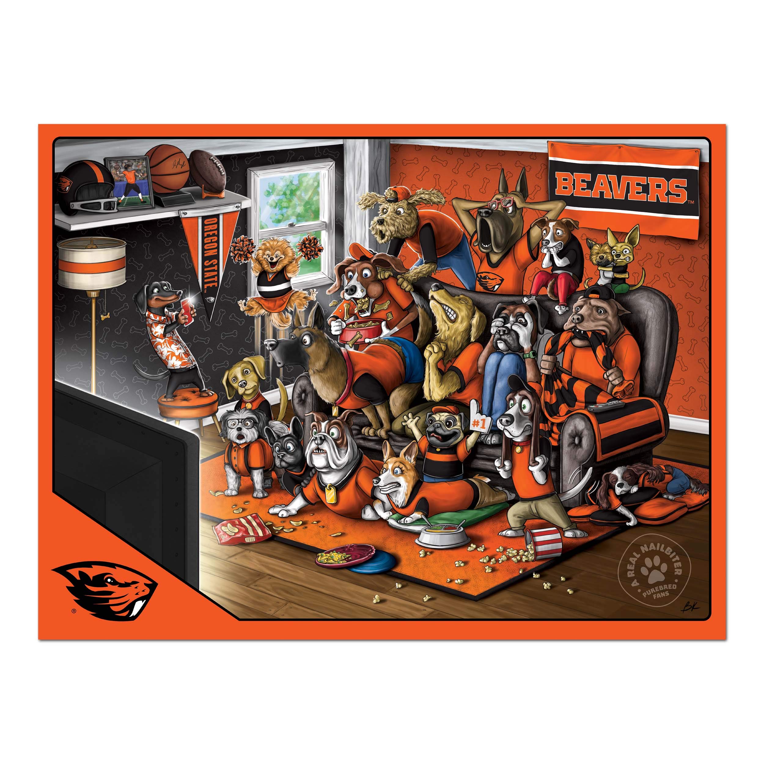 Foto 4 pulgar | Puzzle Youthefan Ncaa Oregon State Beavers Purebred Fans, 500 Unidades - Venta Internacional.