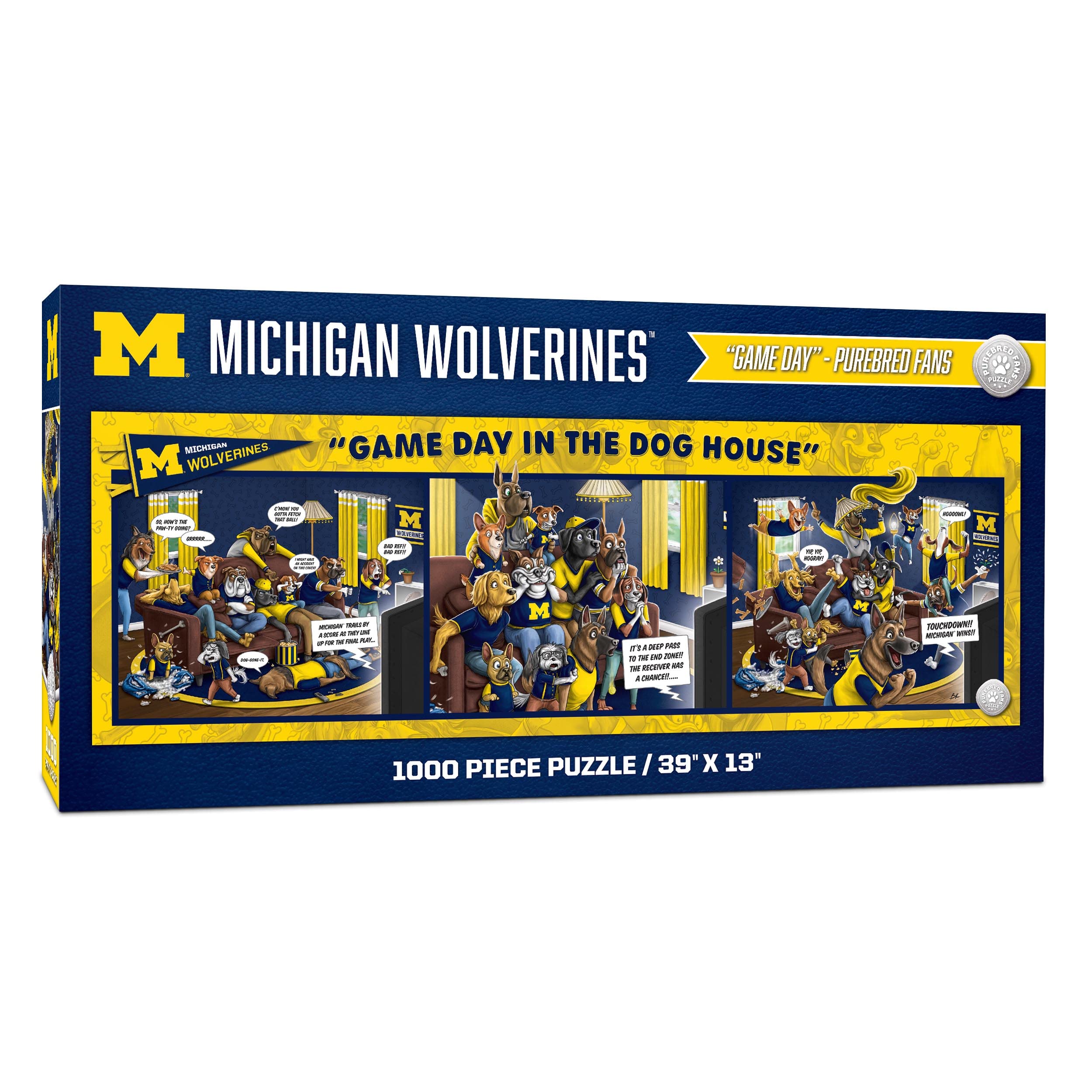 Foto 2 pulgar | Puzzle Youthefan Ncaa Michigan Wolverines, 1000 Piezas, Día Del Juego - Venta Internacional.