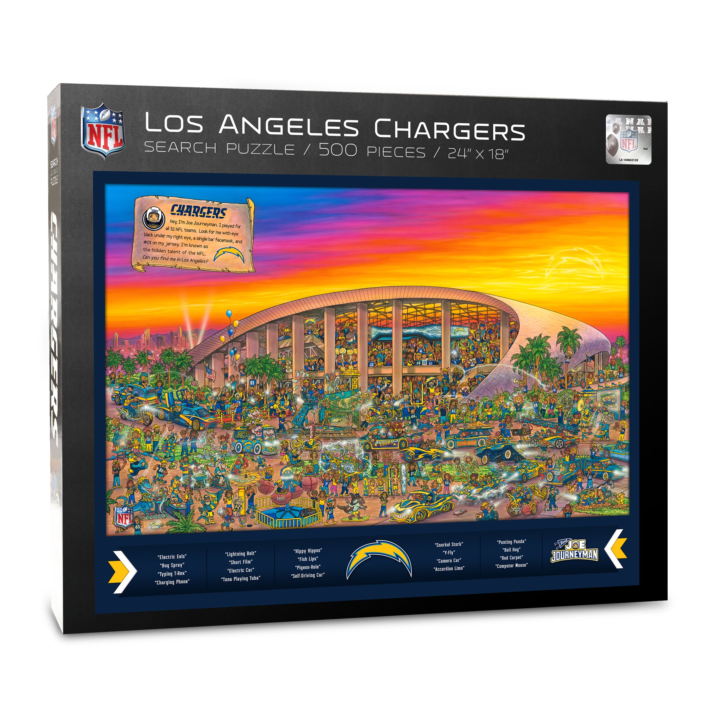 Puzle Youthefan Nfl Joe Journeyman 45 X 60 Cm, 500 Piezas - Venta Internacional.