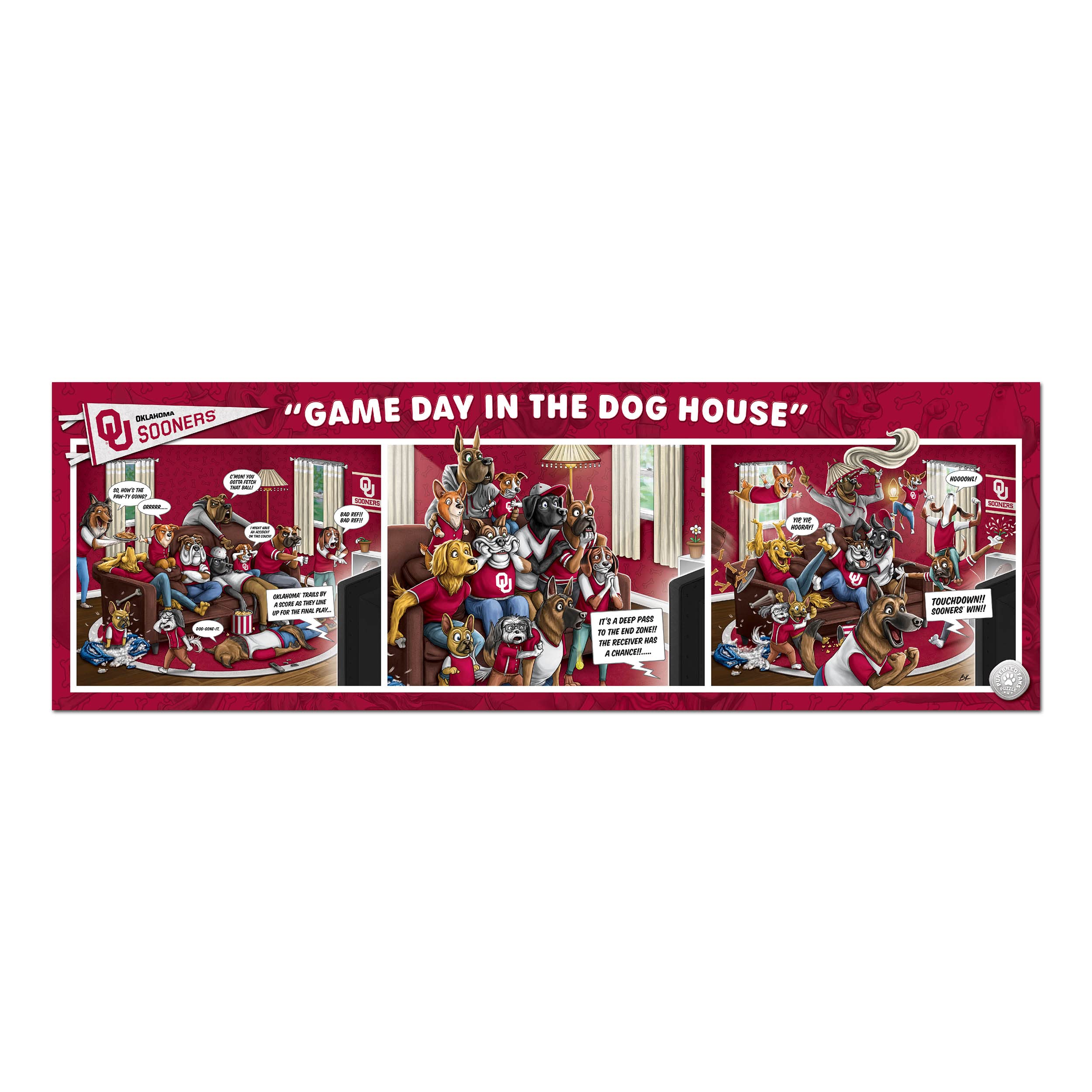 Foto 4 pulgar | Puzzle Youthefan Ncaa Oklahoma Sooners Game Day 1000 Unidades - Venta Internacional.