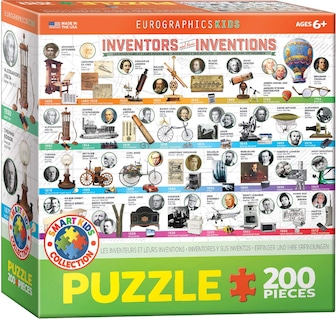 Foto 1 | Rompecabezas Eurographics Great Inventions De 200 Piezas - Venta Internacional.