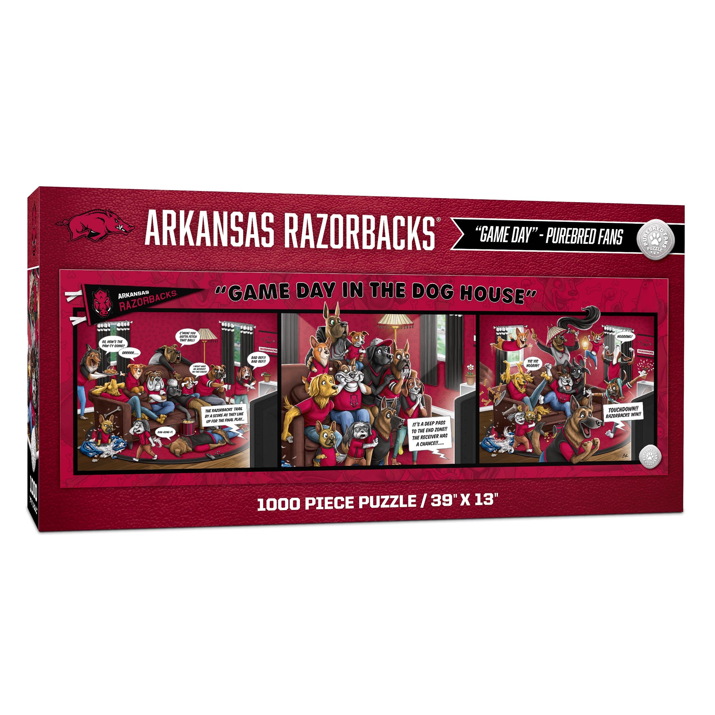 Foto 2 pulgar | Puzzle Youthefan Ncaa Arkansas Razorbacks Game Day 1000 Unidades - Venta Internacional.