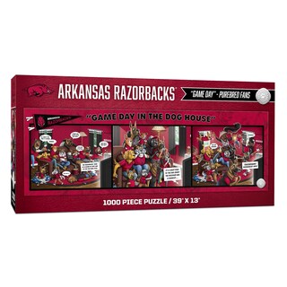 Foto 1 | Puzzle Youthefan Ncaa Arkansas Razorbacks Game Day 1000 Unidades - Venta Internacional.