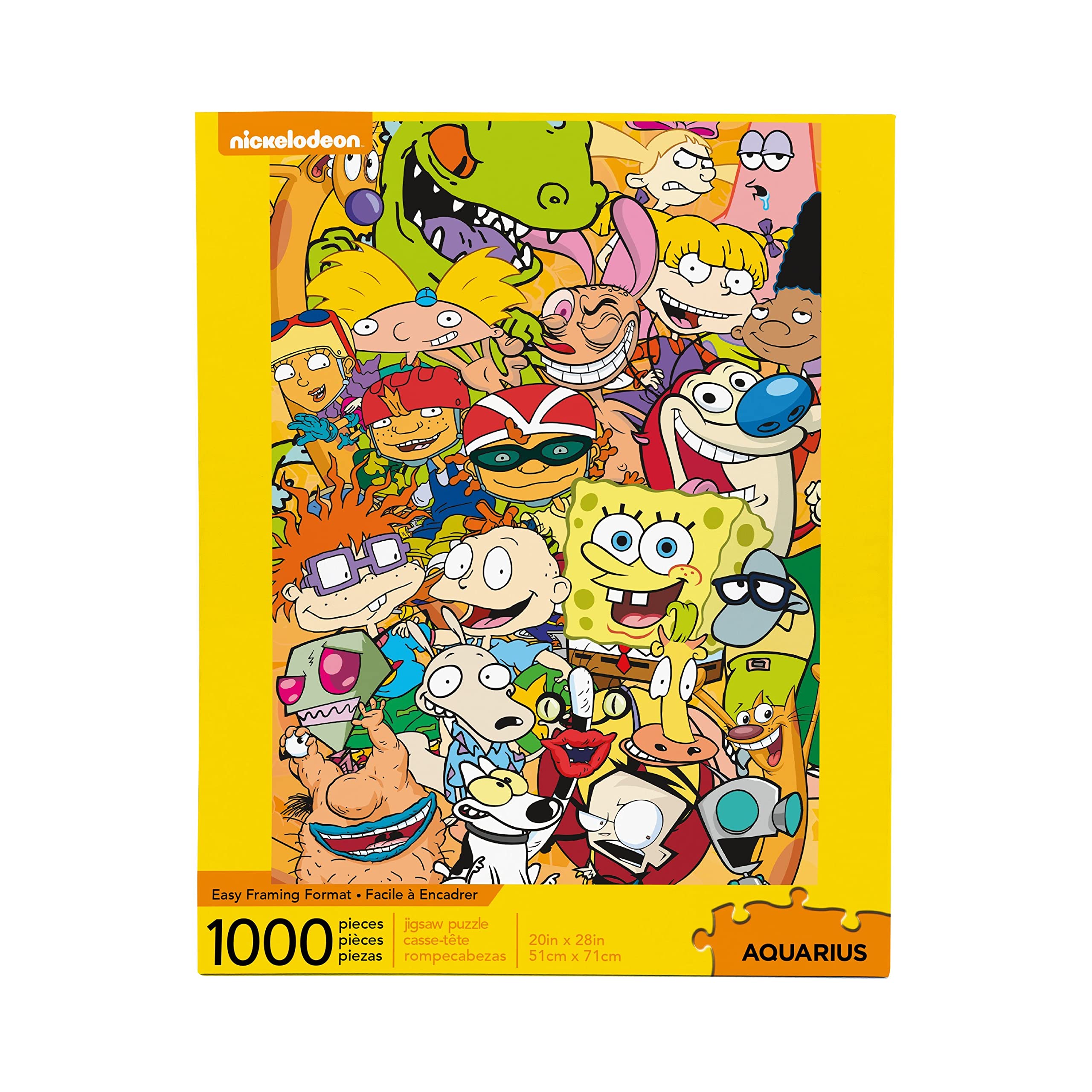 Rompecabezas Aquarius Nickelodeon 90s 1000 Piezas - Venta Internacional.