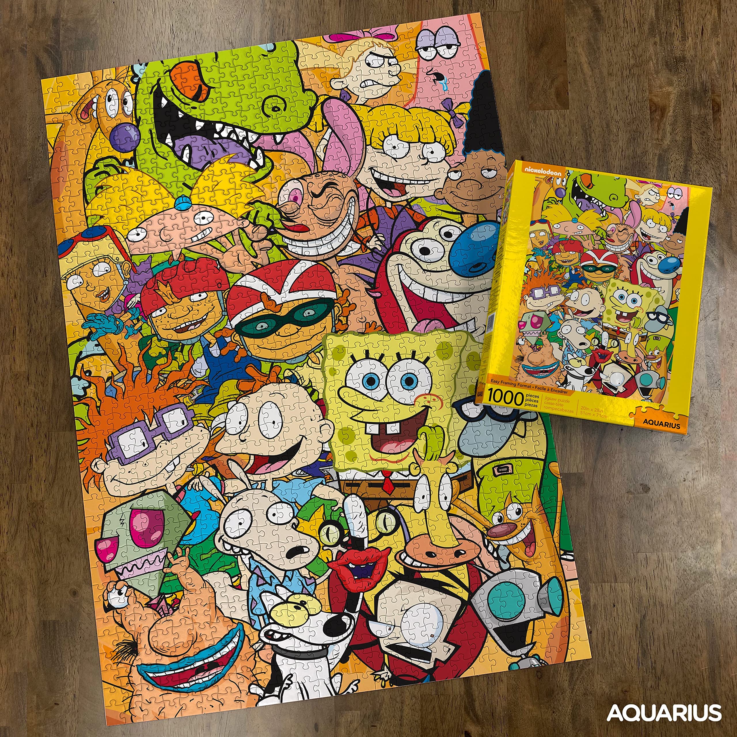 Foto 4 pulgar | Rompecabezas Aquarius Nickelodeon 90s 1000 Piezas - Venta Internacional.