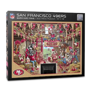 Foto 1 | Puzzle Youthefan Nfl San Francisco 49ers Barnyard Fans, 500 Unidades - Venta Internacional.