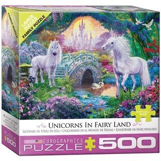 Foto 1 | Puzle Eurographics Eurhr Unicorn Fairy Land, 500 Piezas - Venta Internacional.