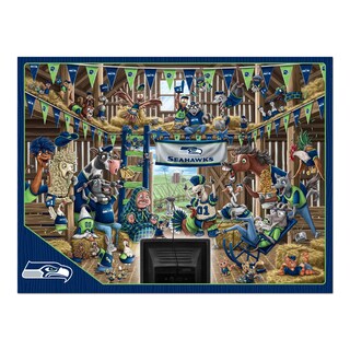 Foto 3 | Puzzle Youthefan Nfl Seattle Seahawks Barnyard Fans, 500 Unidades - Venta Internacional.