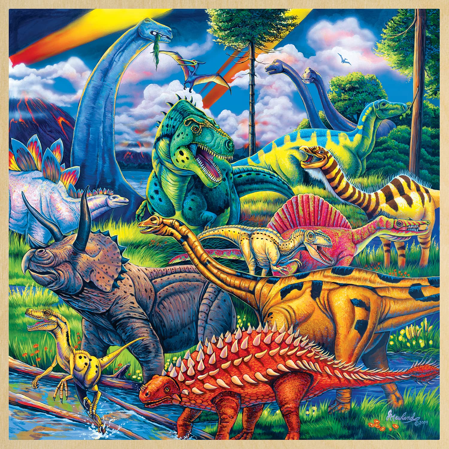 Foto 2 | Rompecabezas Masterpieces Fun Dacts Dinosaur Friends, 48 Unidades - Venta Internacional.