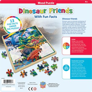 Foto 3 | Rompecabezas Masterpieces Fun Dacts Dinosaur Friends, 48 Unidades - Venta Internacional.