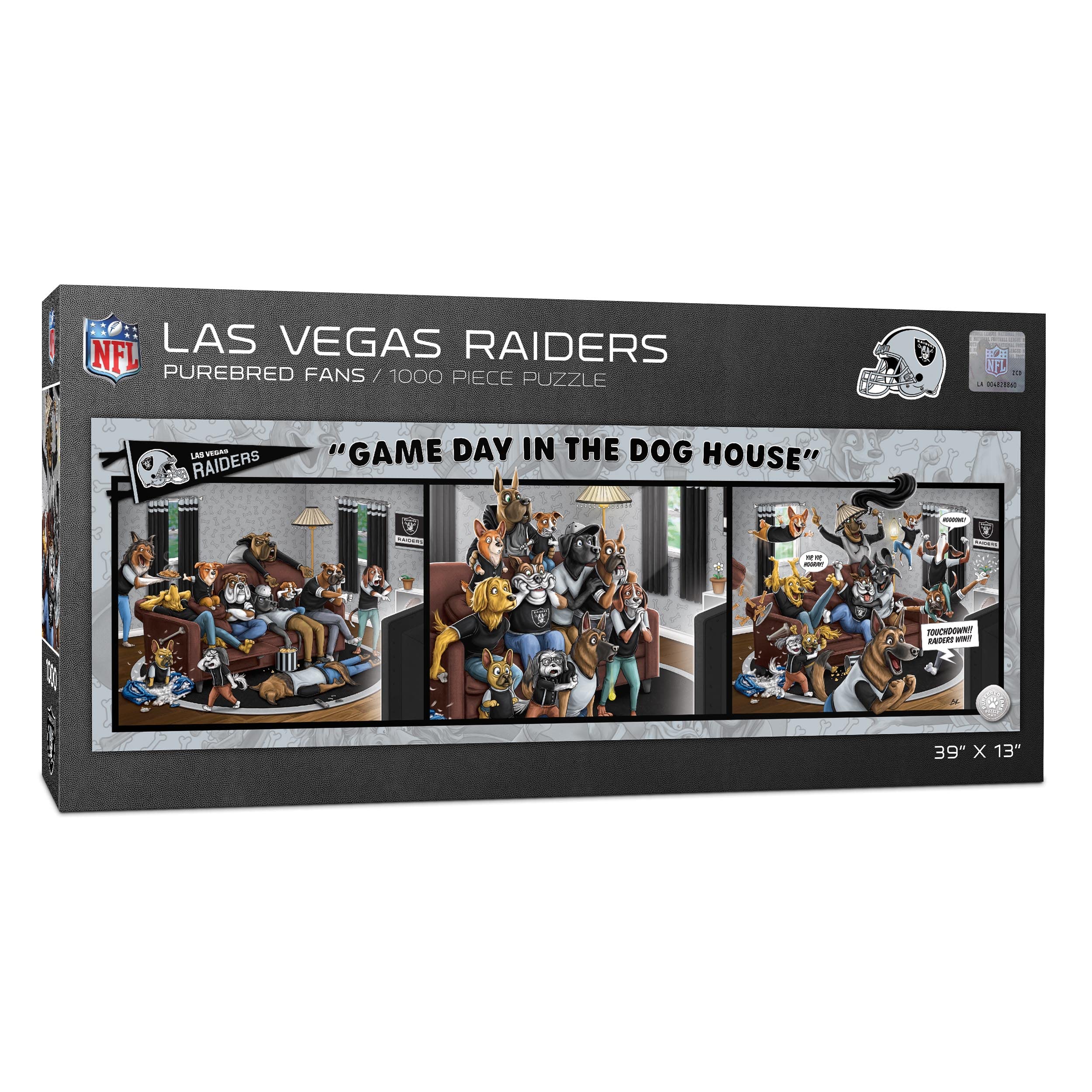 Foto 2 pulgar | Rompecabezas YouTheFan Nfl Las Vegas Raiders de 1000 Piezas-Venta Internacional