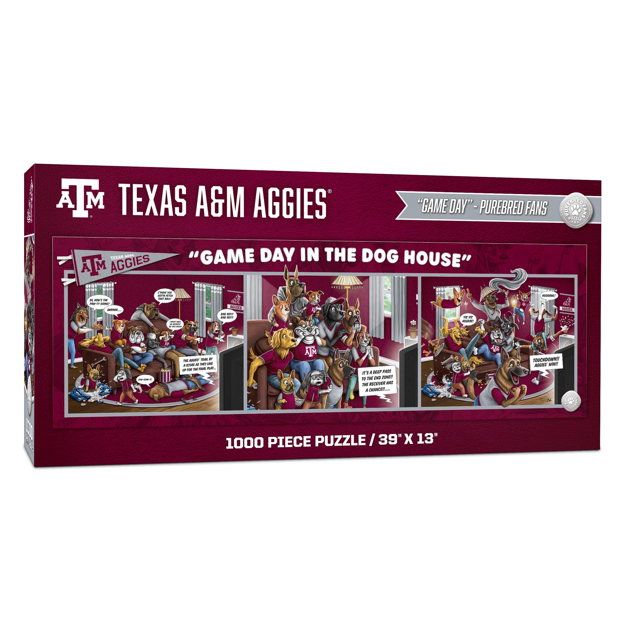 Puzzle Youthefan Ncaa Texas A&m Aggies Game Day In The Dog House, 1000 Piezas - Venta Internacional.