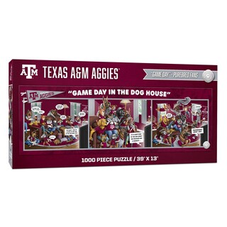 Foto 1 | Puzzle Youthefan Ncaa Texas A&m Aggies Game Day In The Dog House, 1000 Piezas - Venta Internacional.