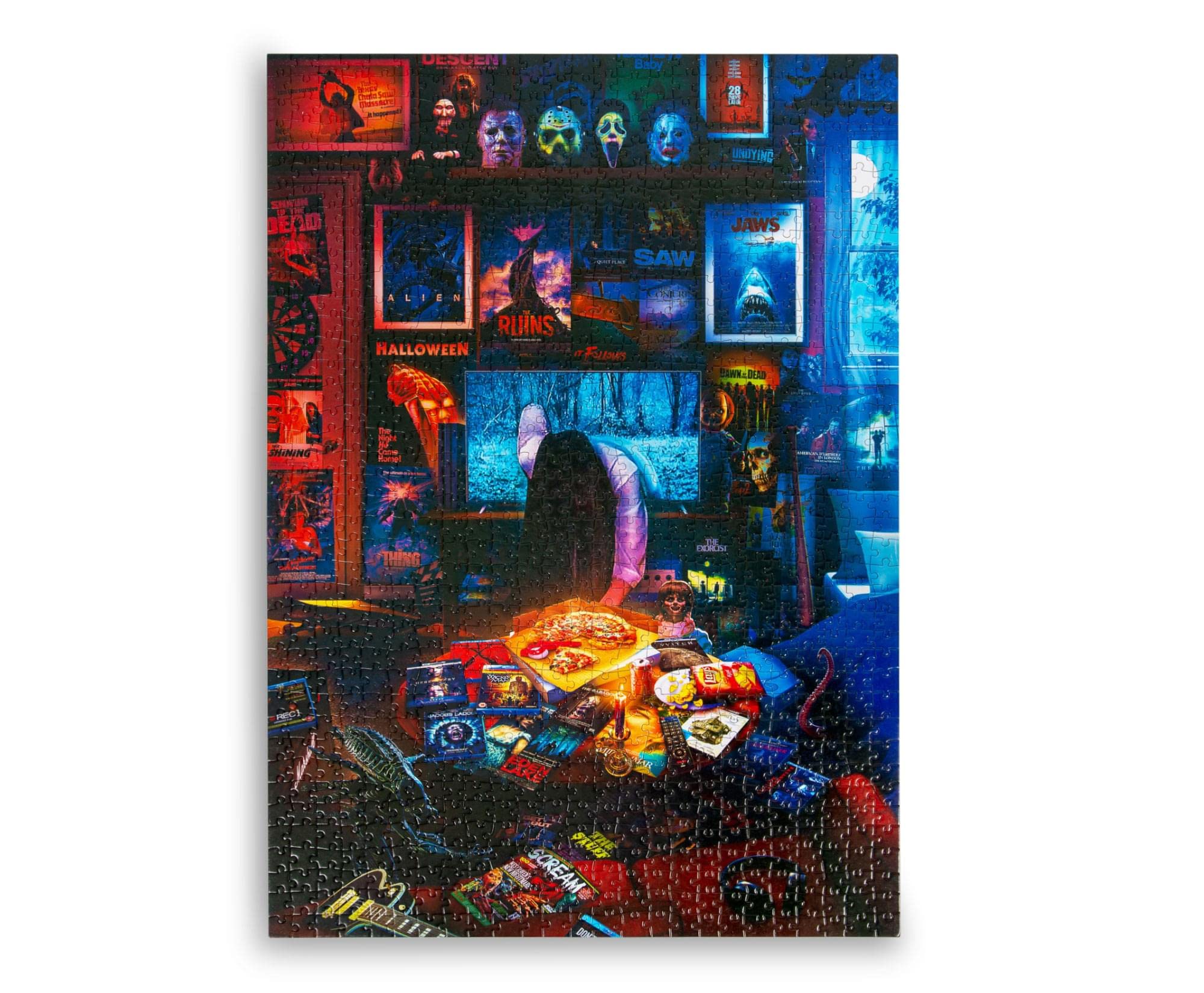 Foto 5 pulgar | Rompecabezas Toynk House Of Horrors And Scary Movies 1000 P - Venta Internacional.