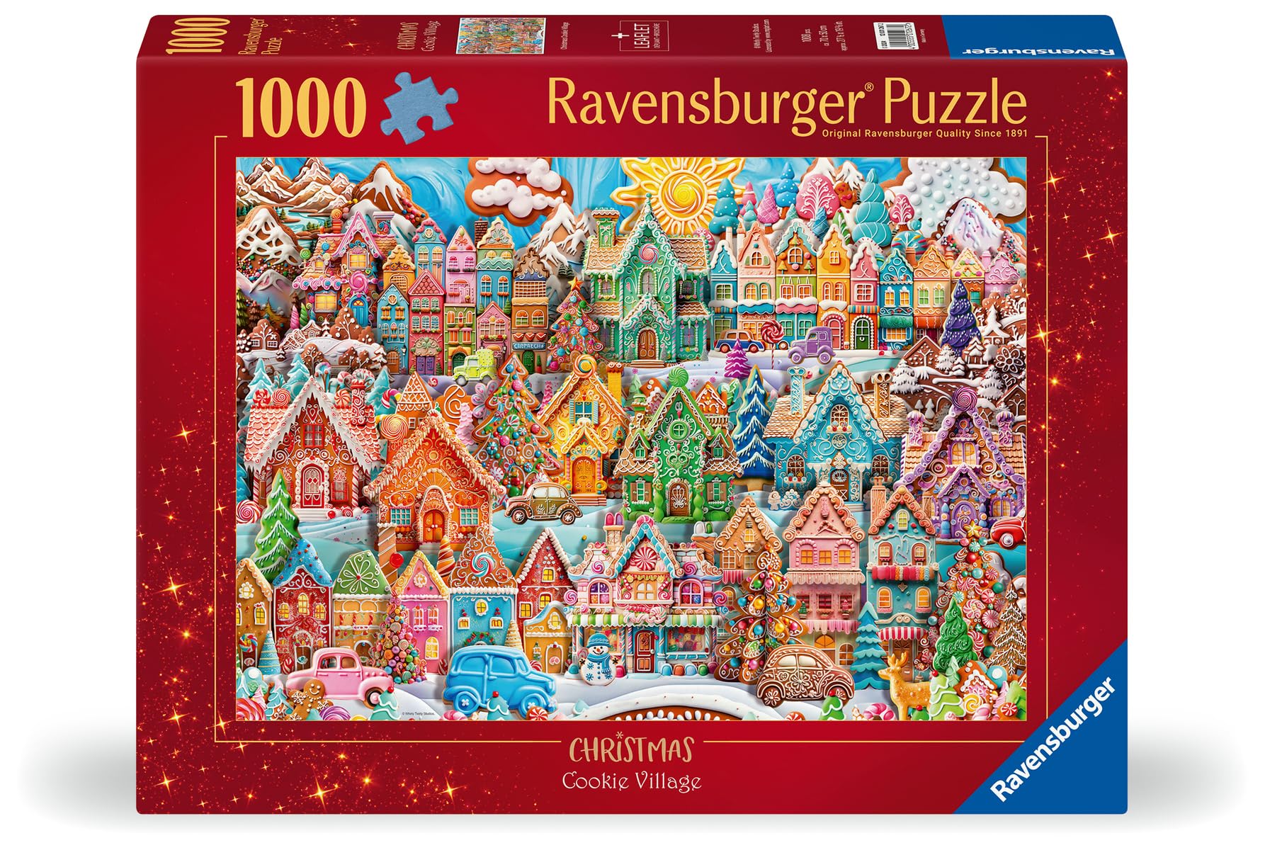 Foto 3 pulgar | Rompecabezas Ravensburger Christmas Cookie Village 1000 Piezas - Venta Internacional.