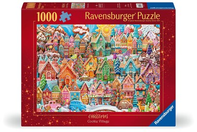 Foto 2 | Rompecabezas Ravensburger Christmas Cookie Village 1000 Piezas - Venta Internacional.