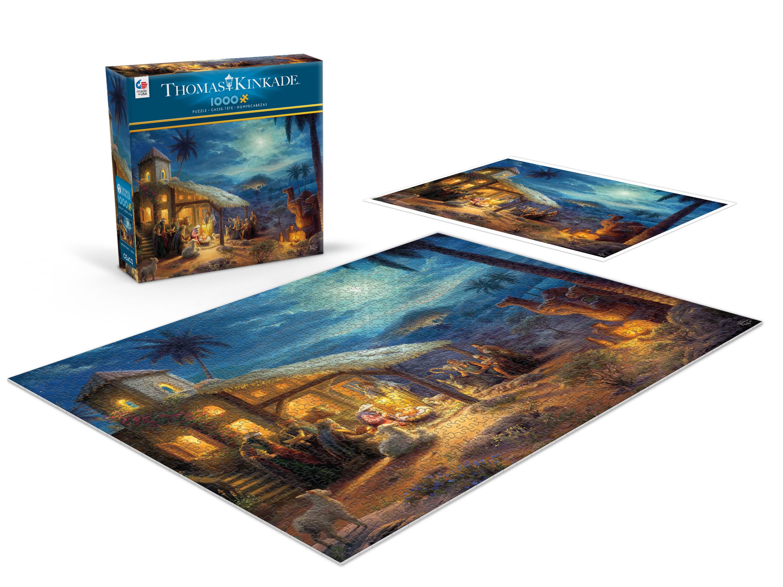 Foto 5 pulgar | Rompecabezas De Navidad De Ceaco Thomas Kinkade, 1000 Piezas - Venta Internacional.