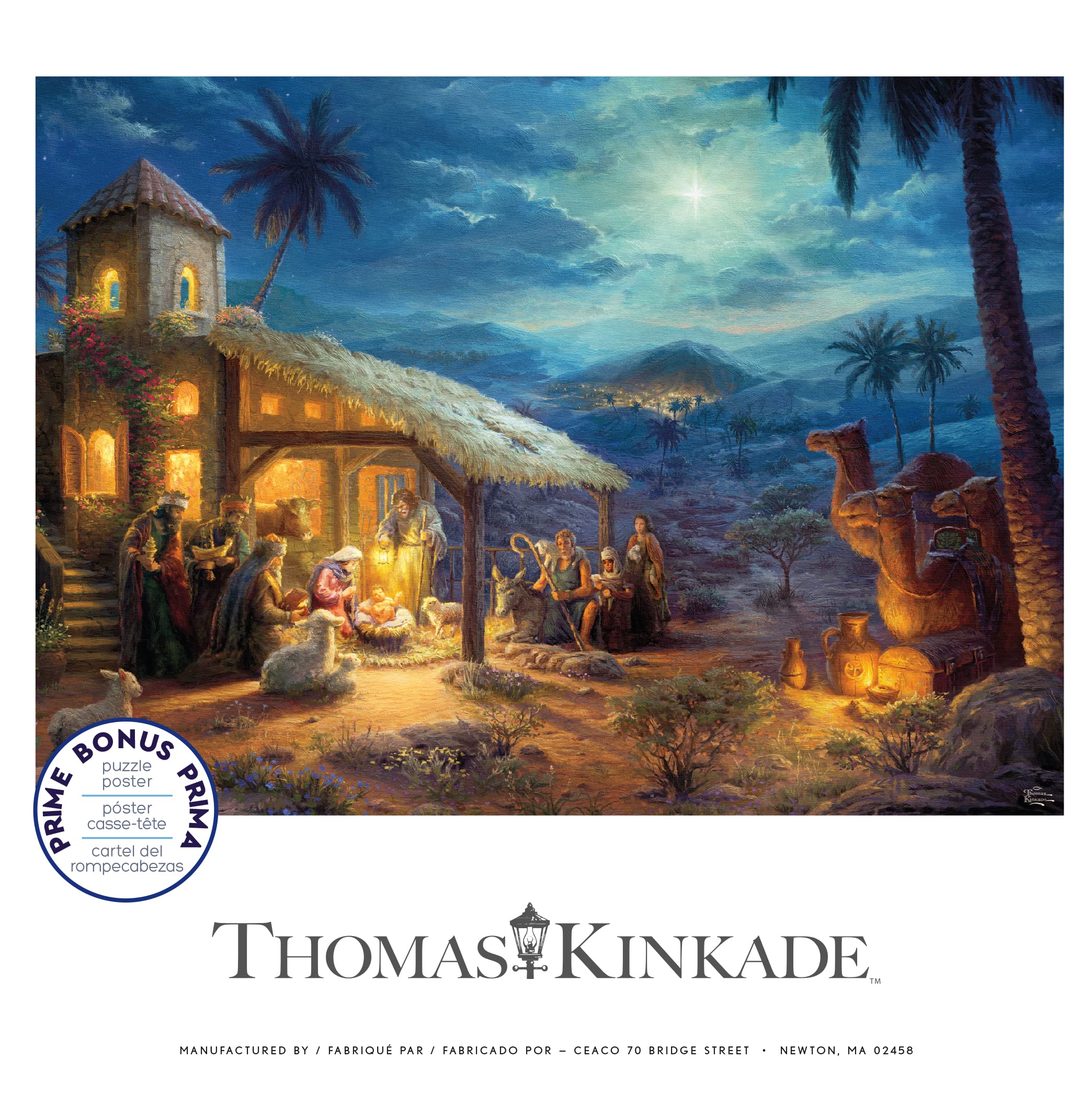 Foto 7 pulgar | Rompecabezas De Navidad De Ceaco Thomas Kinkade, 1000 Piezas - Venta Internacional.