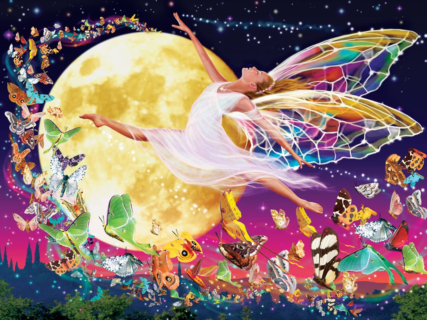 Foto 2 | Rompecabezas Masterpieces Moon Fairy 300 Piezas - Venta Internacional
