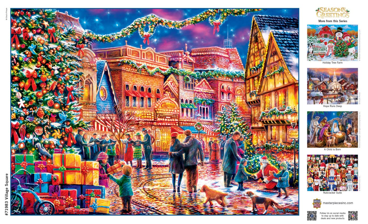 Foto 5 pulgar | Rompecabezas Masterpieces Village Square 1000 Piezas - Venta Internacional.