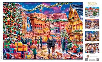 Foto 4 | Rompecabezas Masterpieces Village Square 1000 Piezas - Venta Internacional.