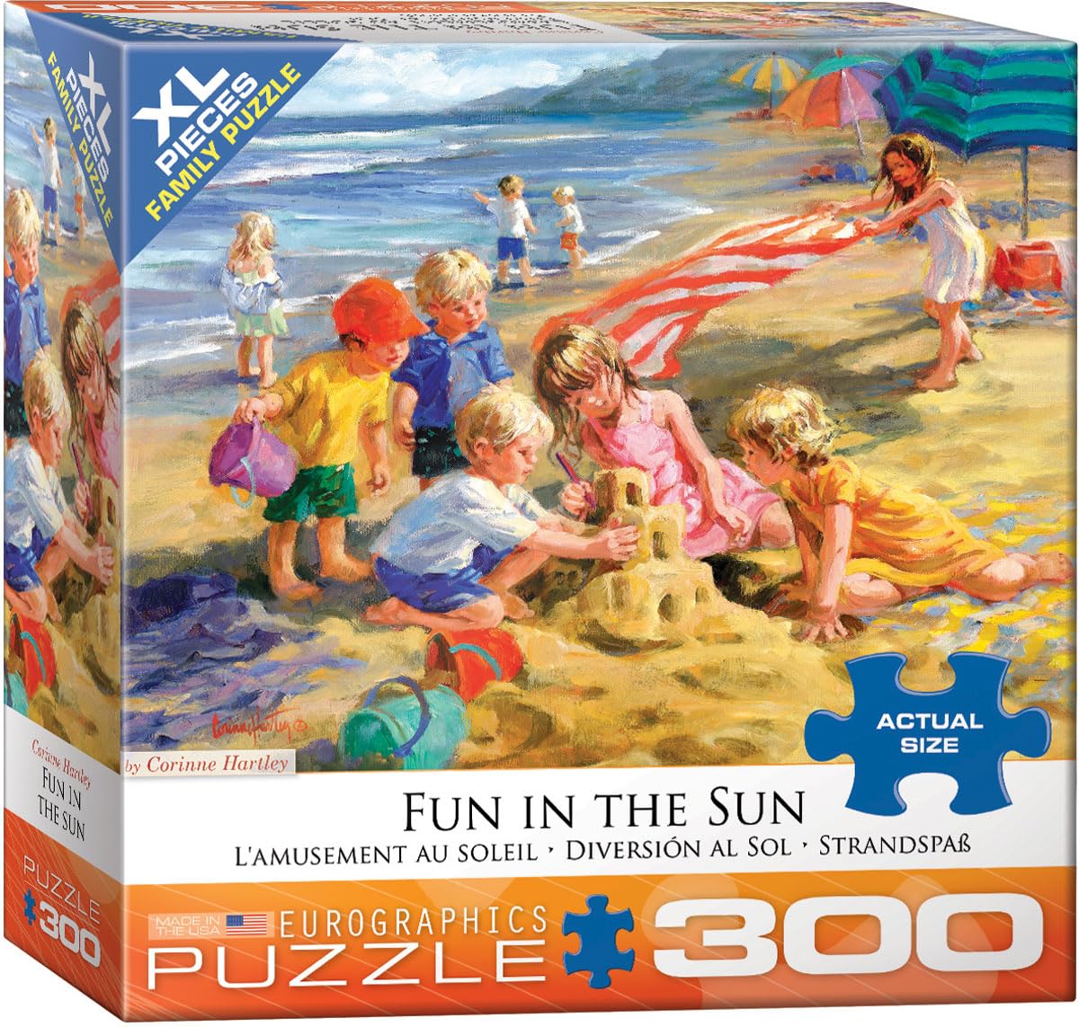 Puzle Eurographics Fun In The Sun De Corinne Hartley 300 Piezas - Venta Internacional