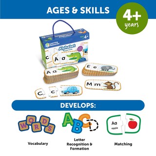 Foto 5 | Puzzle Cards Learning Resources Alphabet Kindergarten 4+ - Venta Internacional.