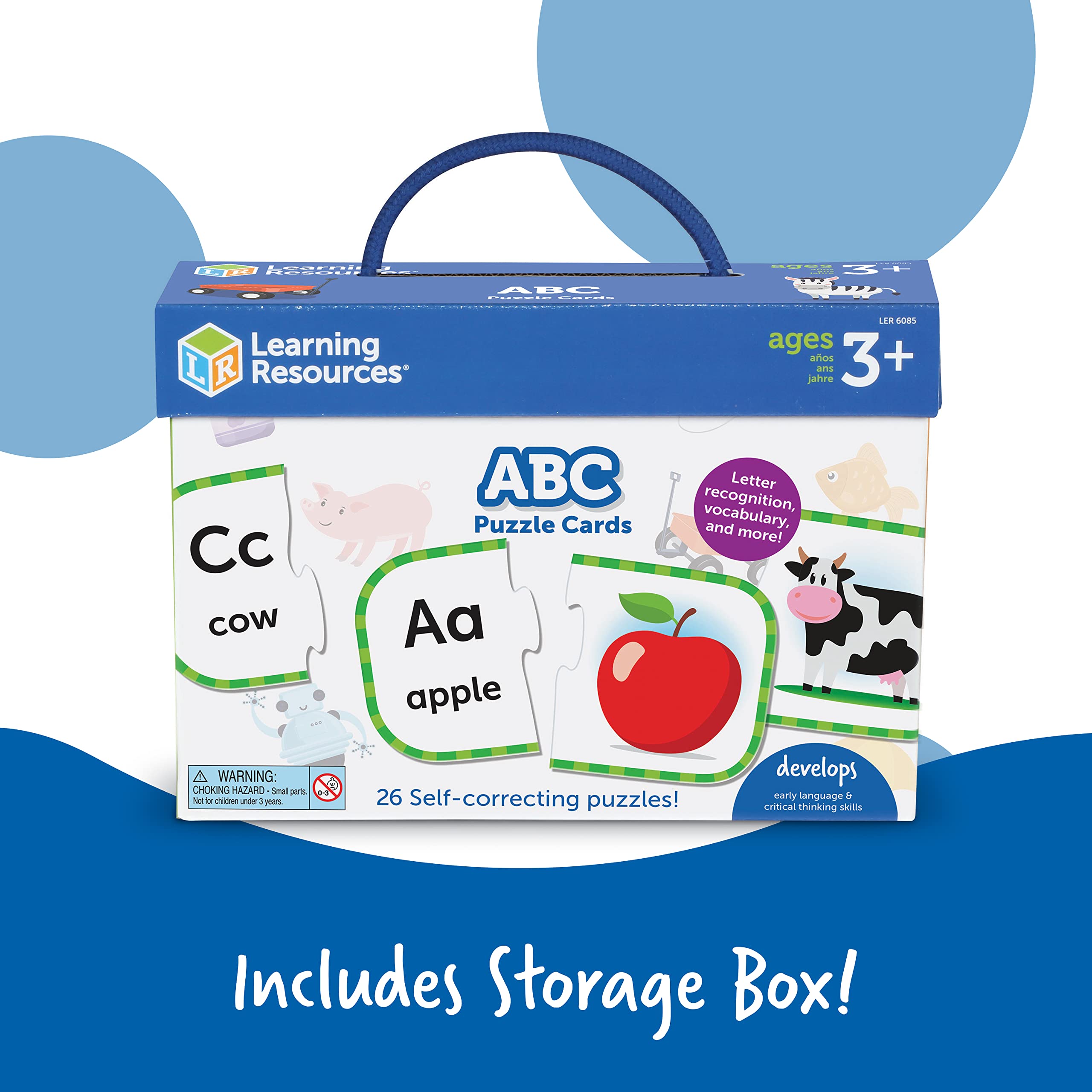 Foto 5 | Puzzle Cards Learning Resources Abc Kindergarten 3+ Years - Venta Internacional.