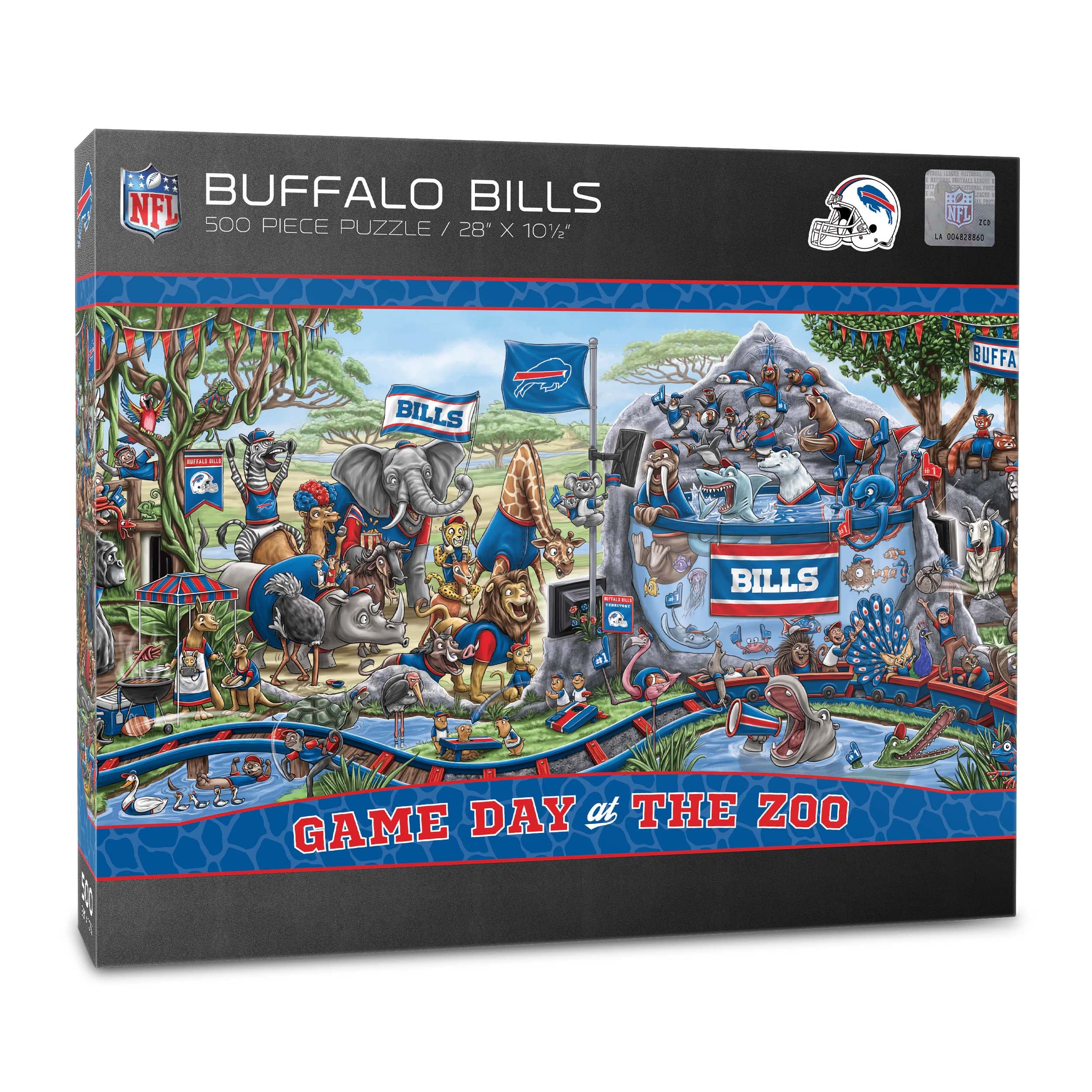 Foto 2 pulgar | Puzzle Youthefan Nfl Buffalo Bills Game Day At The Zoo, 500 Unidades - Venta Internacional.