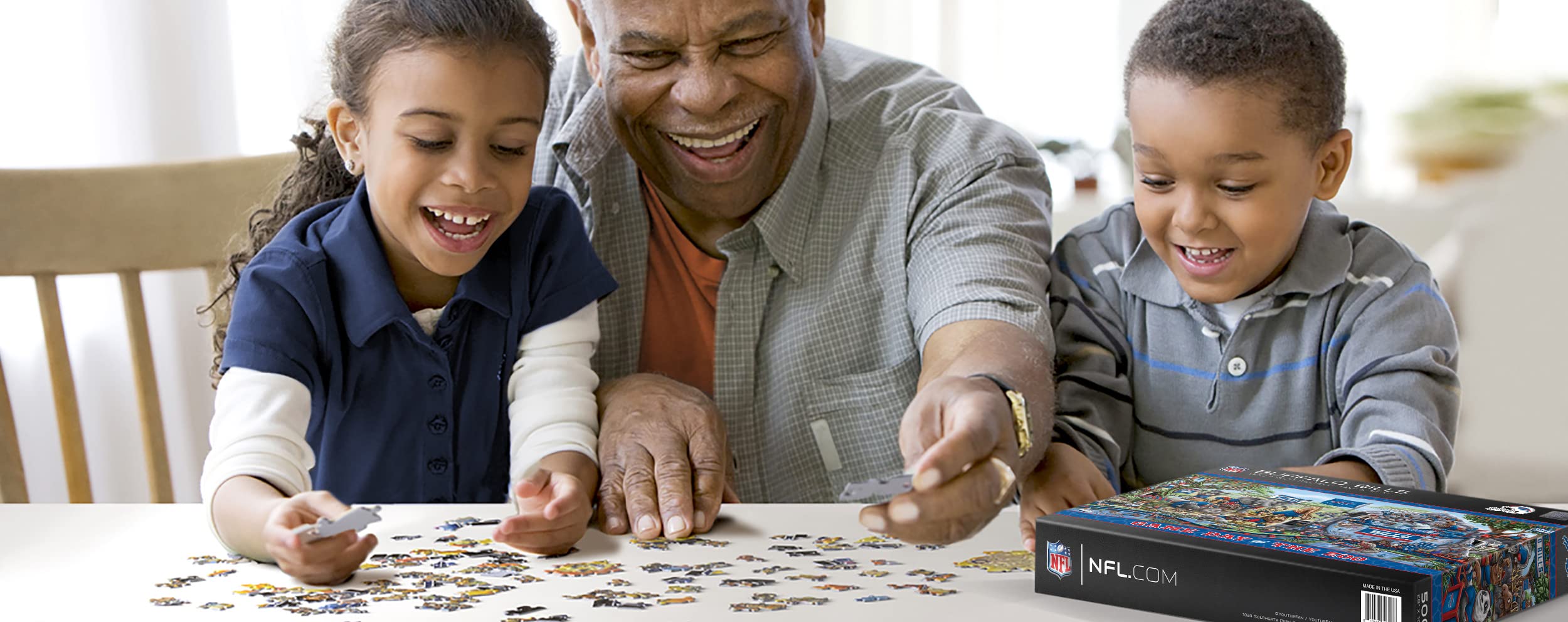 Foto 3 pulgar | Puzzle Youthefan Nfl Buffalo Bills Game Day At The Zoo, 500 Unidades - Venta Internacional.