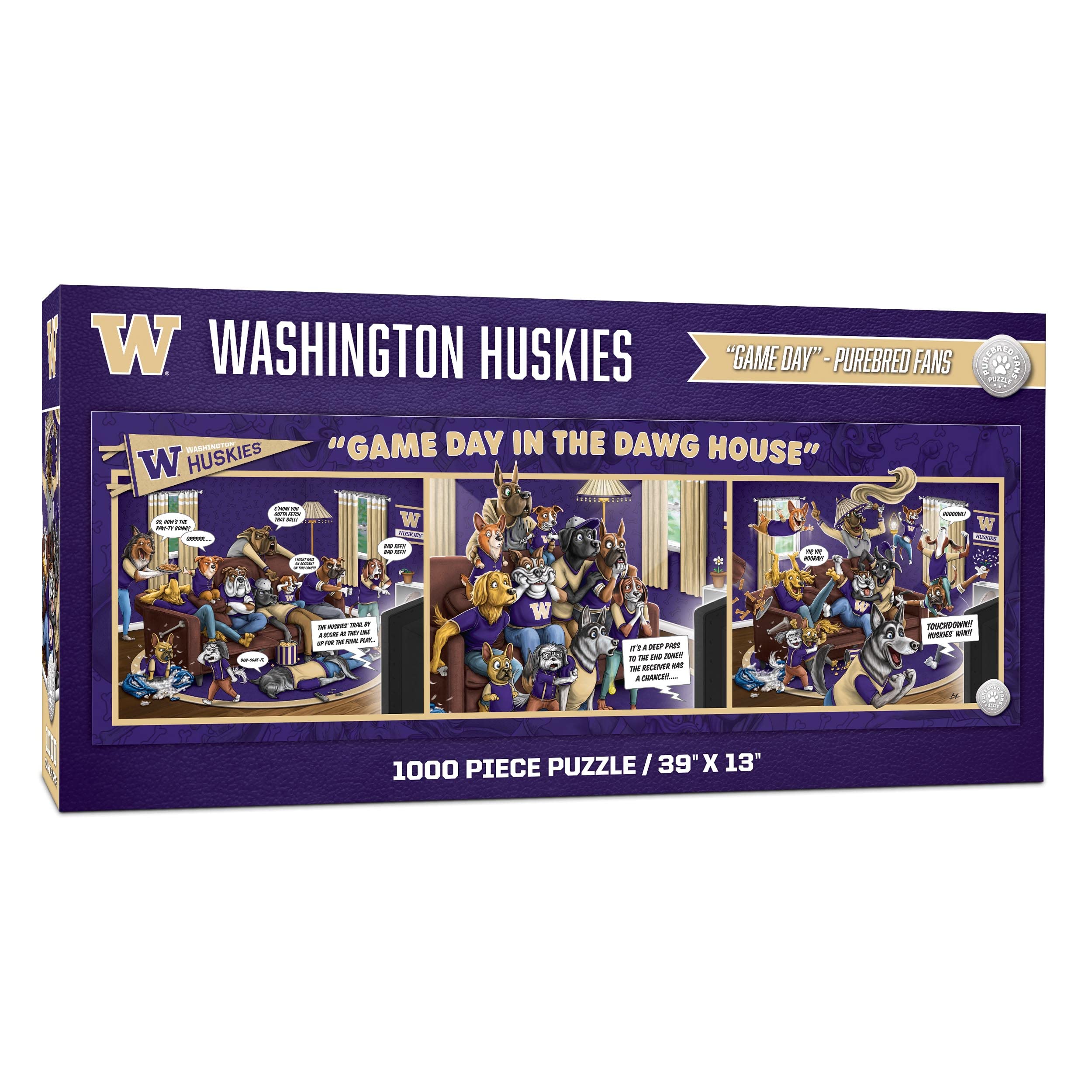 Puzzle Youthefan Ncaa Washington Huskies Game Day 1000 Piezas - Venta Internacional