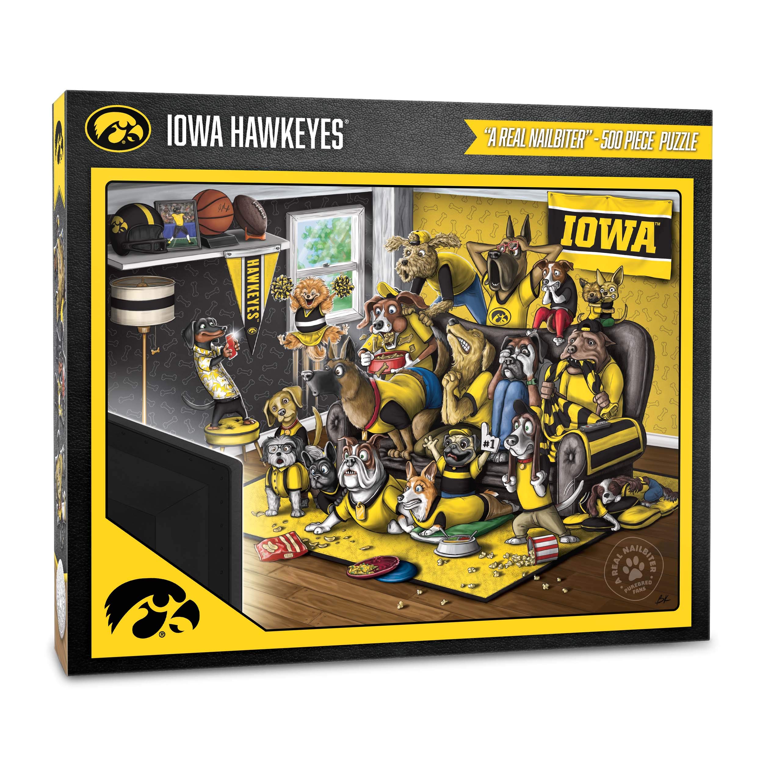 Foto 2 pulgar | Rompecabezas Youthefan Ncaa Iowa Hawkeyes Purebred Fans 500 Piezas - Venta Internacional