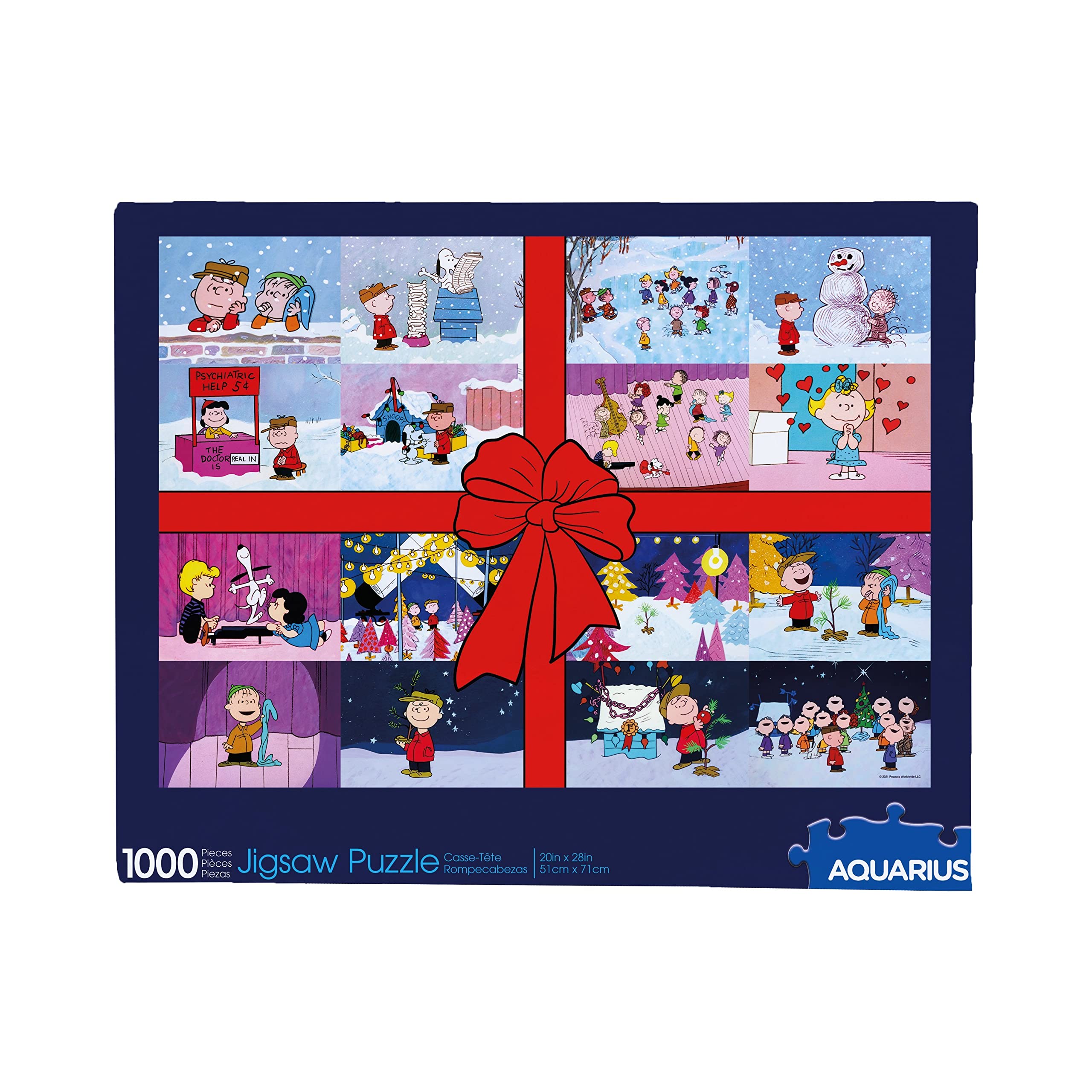 Puzle Aquarius Peanuts Charlie Brown 1000 Piezas - Venta Internacional.