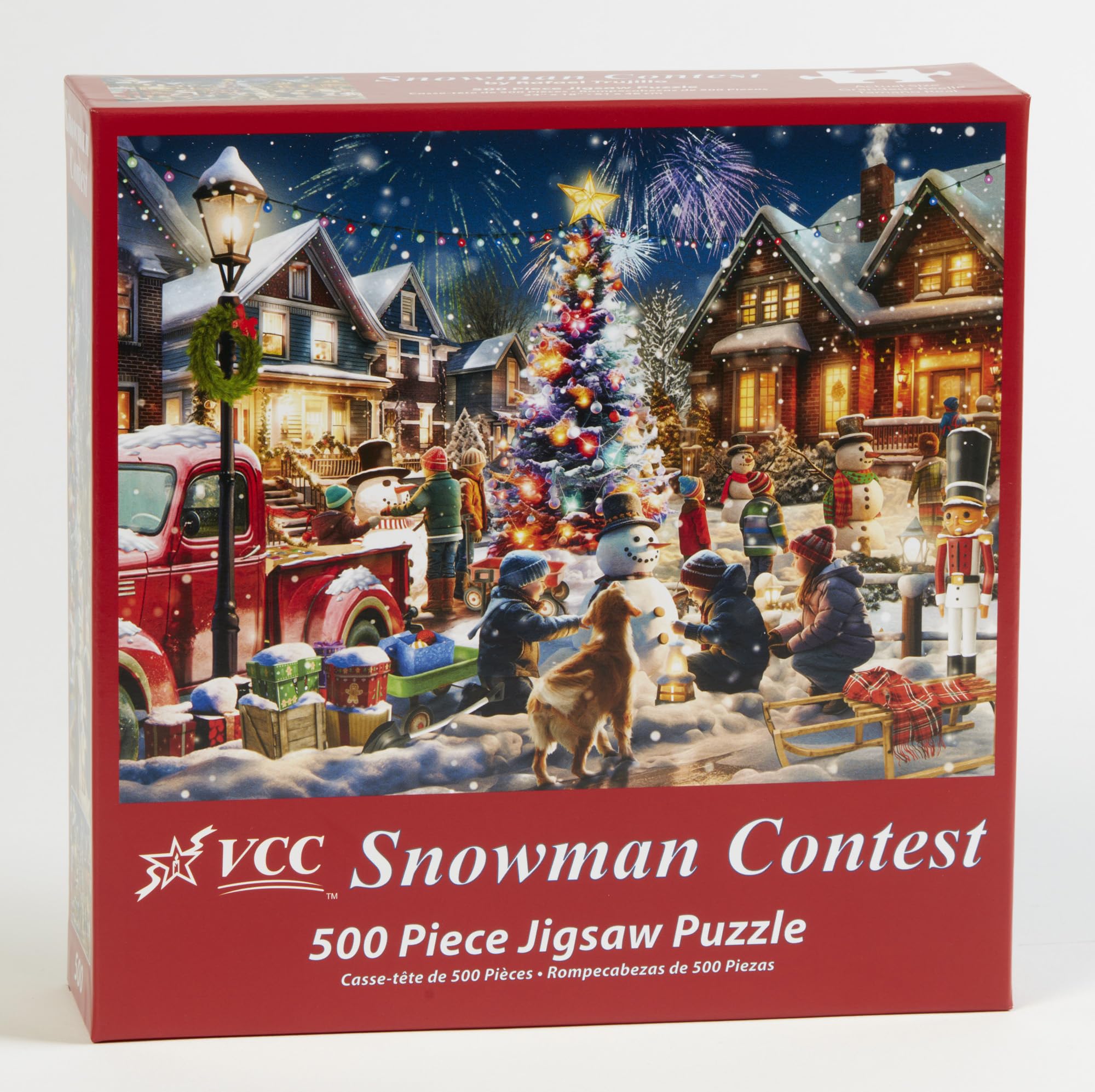 Foto 2 | Rompecabezas Vermont Christmas Company, Concurso De Muñecos De Nieve, 500 Piezas - Venta Internacional.