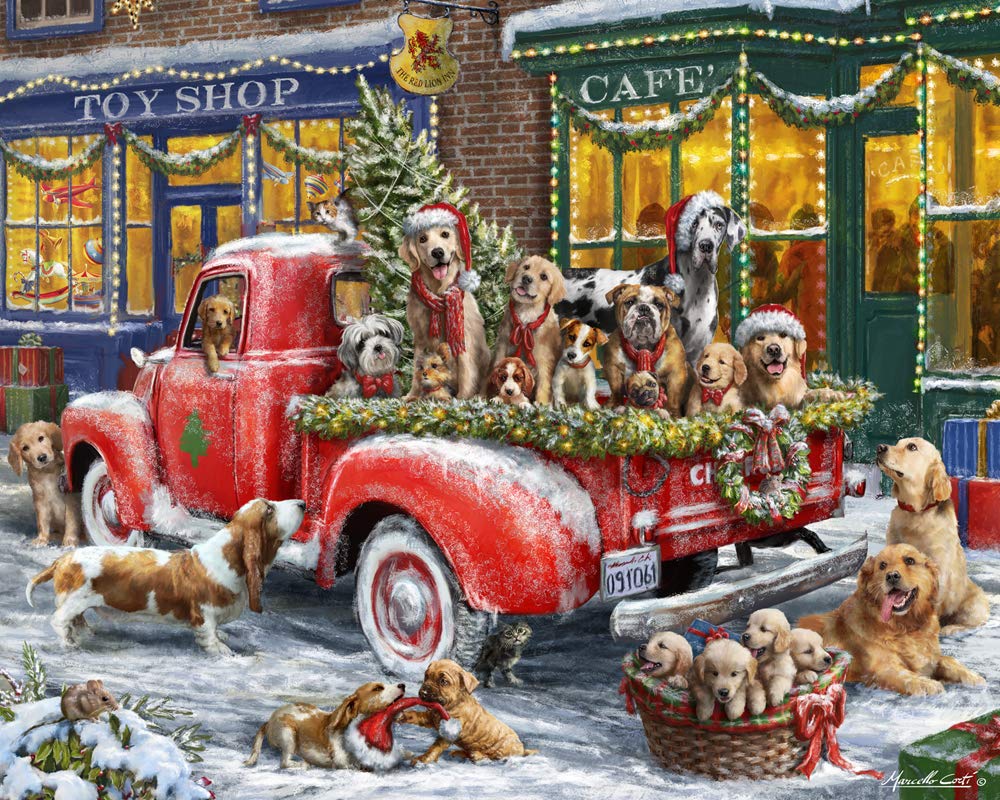 Foto 2 pulgar | Rompecabezas Vermont Christmas Company Doggone Christmas 1000 Piezas - Venta Internacional.