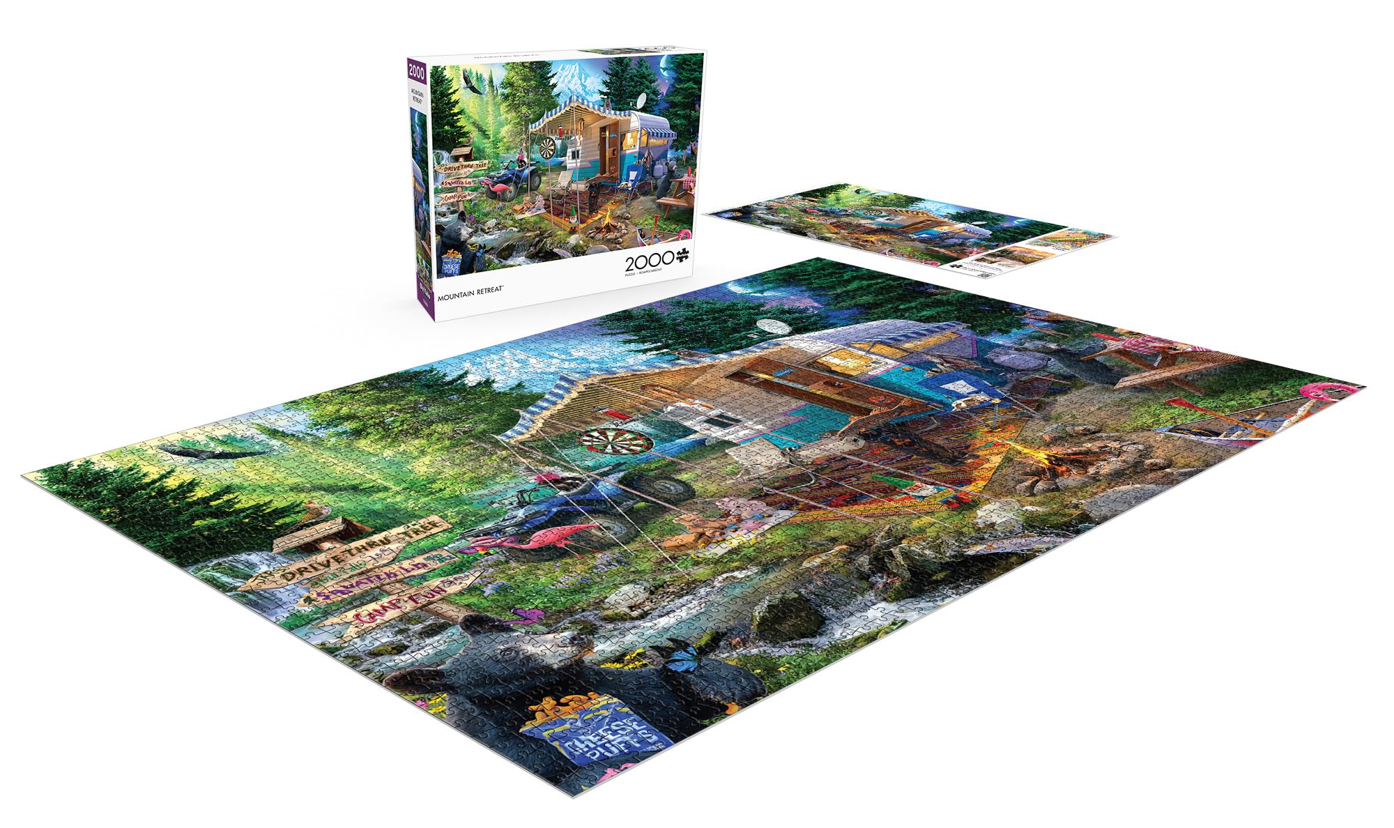 Foto 5 pulgar | Rompecabezas Buffalo Games Jeff Haynie Mountain Retreat 2000p - Venta Internacional.