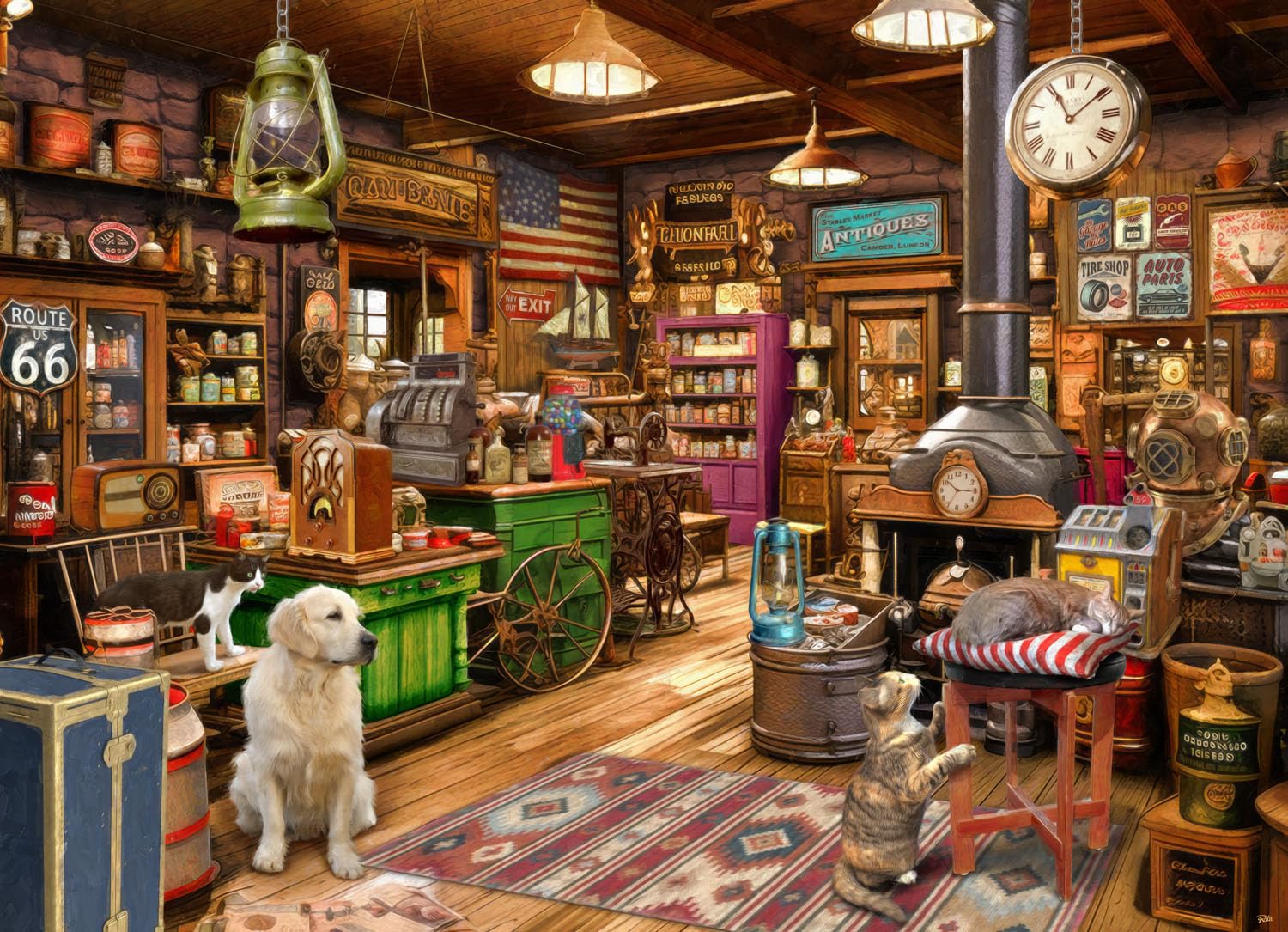 Rompecabezas Vermont Christmas Company 1000 Piezas - Venta Internacional.