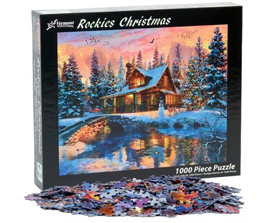 Foto 4 | Rompecabezas Vermont Christmas Company Rockies 1000 Piezas - Venta Internacional.
