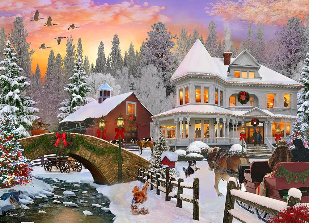 Rompecabezas Vermont Christmas Company Country Christmas Christmas - Venta Internacional.
