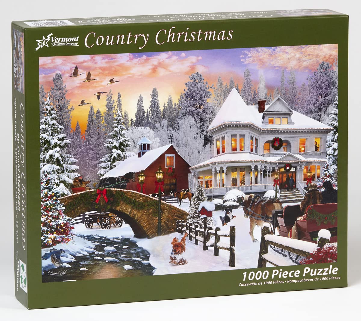 Foto 3 pulgar | Rompecabezas Vermont Christmas Company Country Christmas Christmas - Venta Internacional.