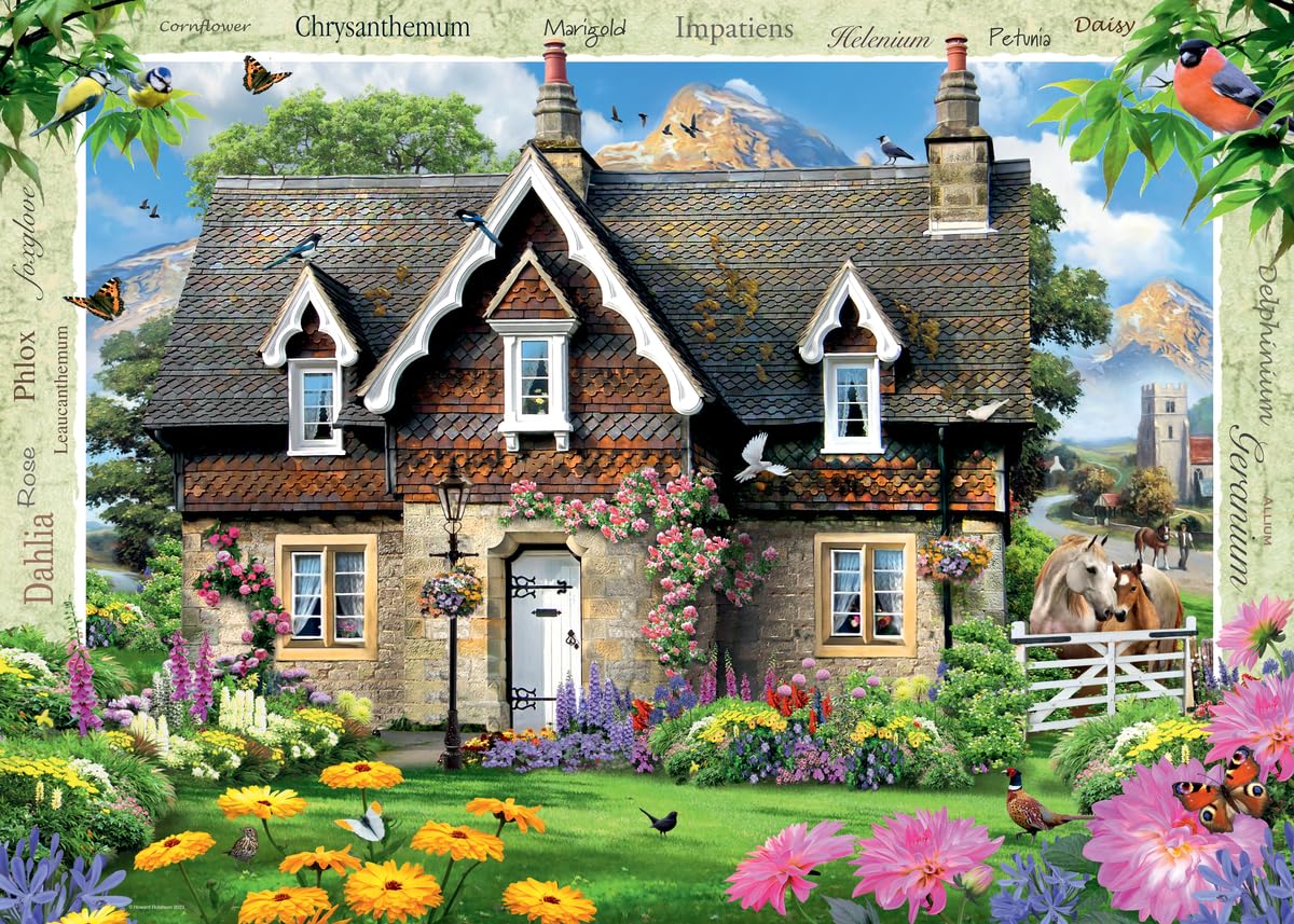 Foto 2 pulgar | Rompecabezas Ravensburger Country Cottage 1000 Piezas - Venta Internacional.