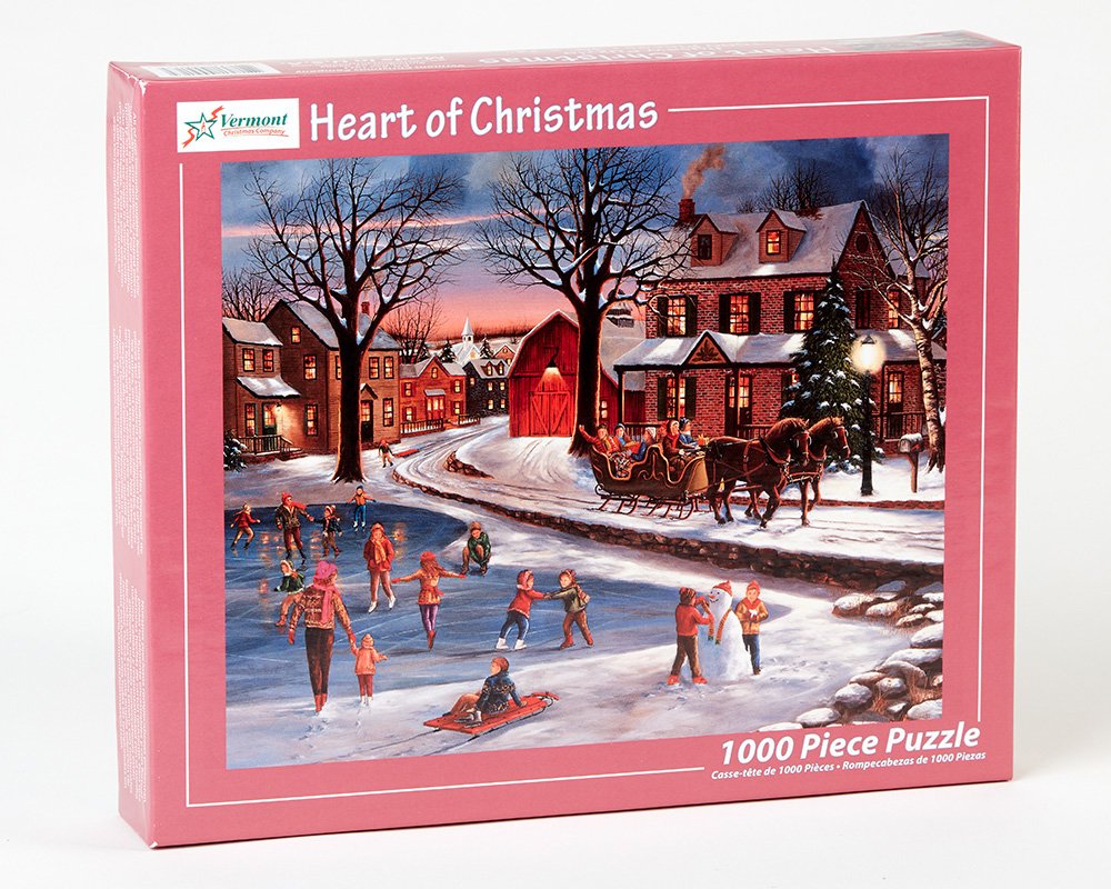 Foto 2 | Rompecabezas Vermont Christmas Company Heart Of Christmas 1000 Piezas - Venta Internacional.