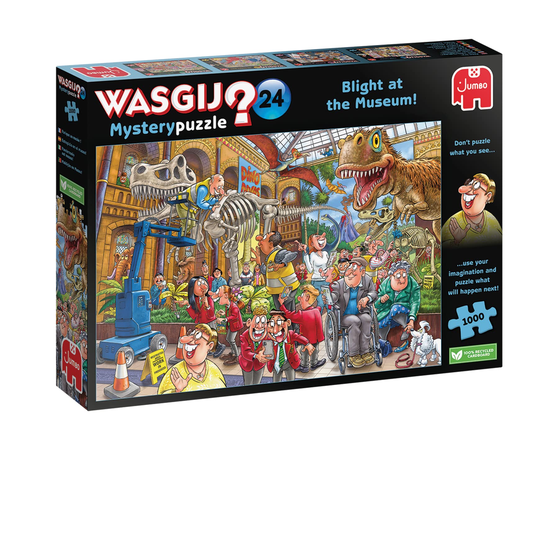 Rompecabezas Jumbo Wasgij Mystery 24 Blight At The Museum, 1000 Piezas - Venta Internacional.