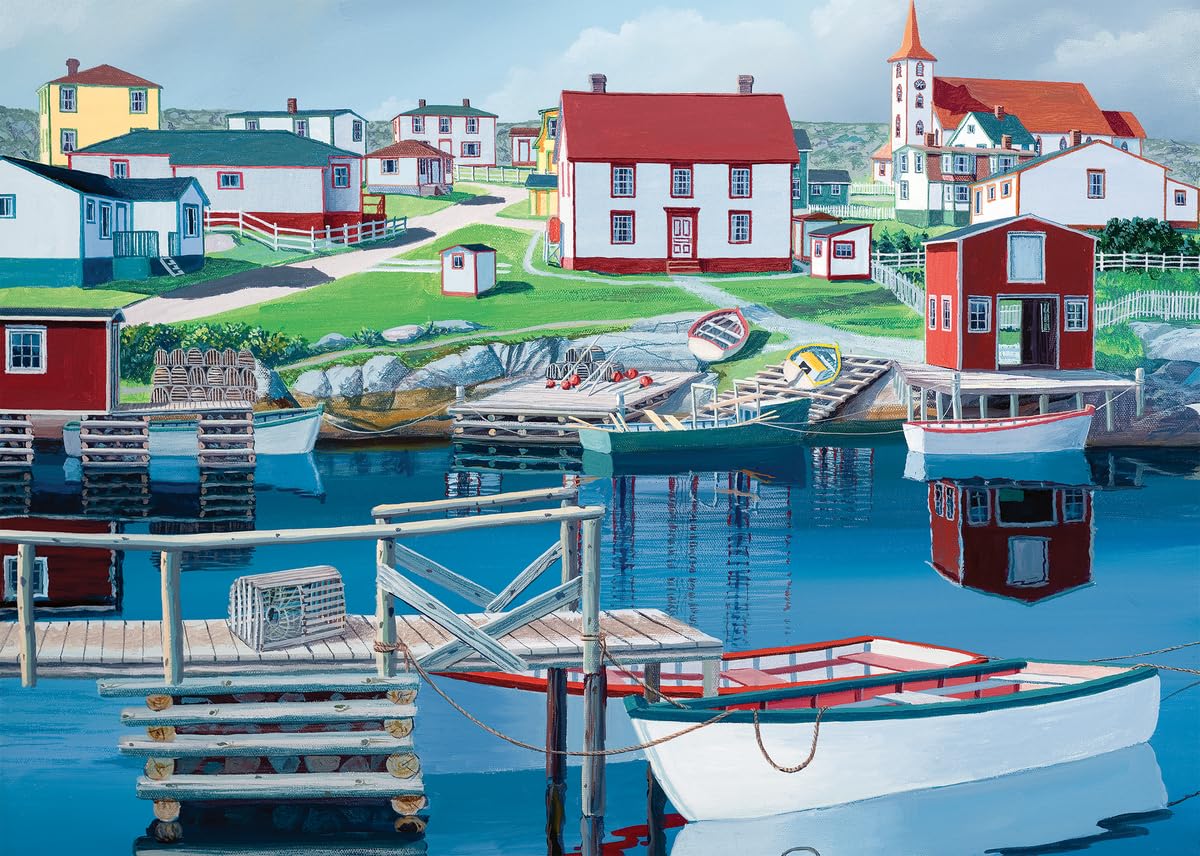 Rompecabezas Ravensburger Greenspond Harbor 1000 Piezas - Venta Internacional.