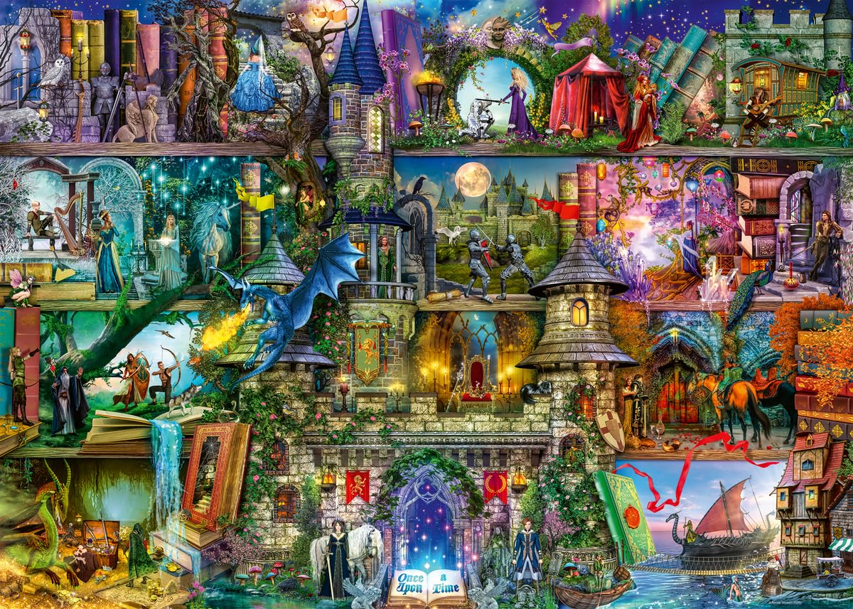 Foto 2 pulgar | Rompecabezas Ravensburger Myths & Legends 1000 Piezas - Venta Internacional.