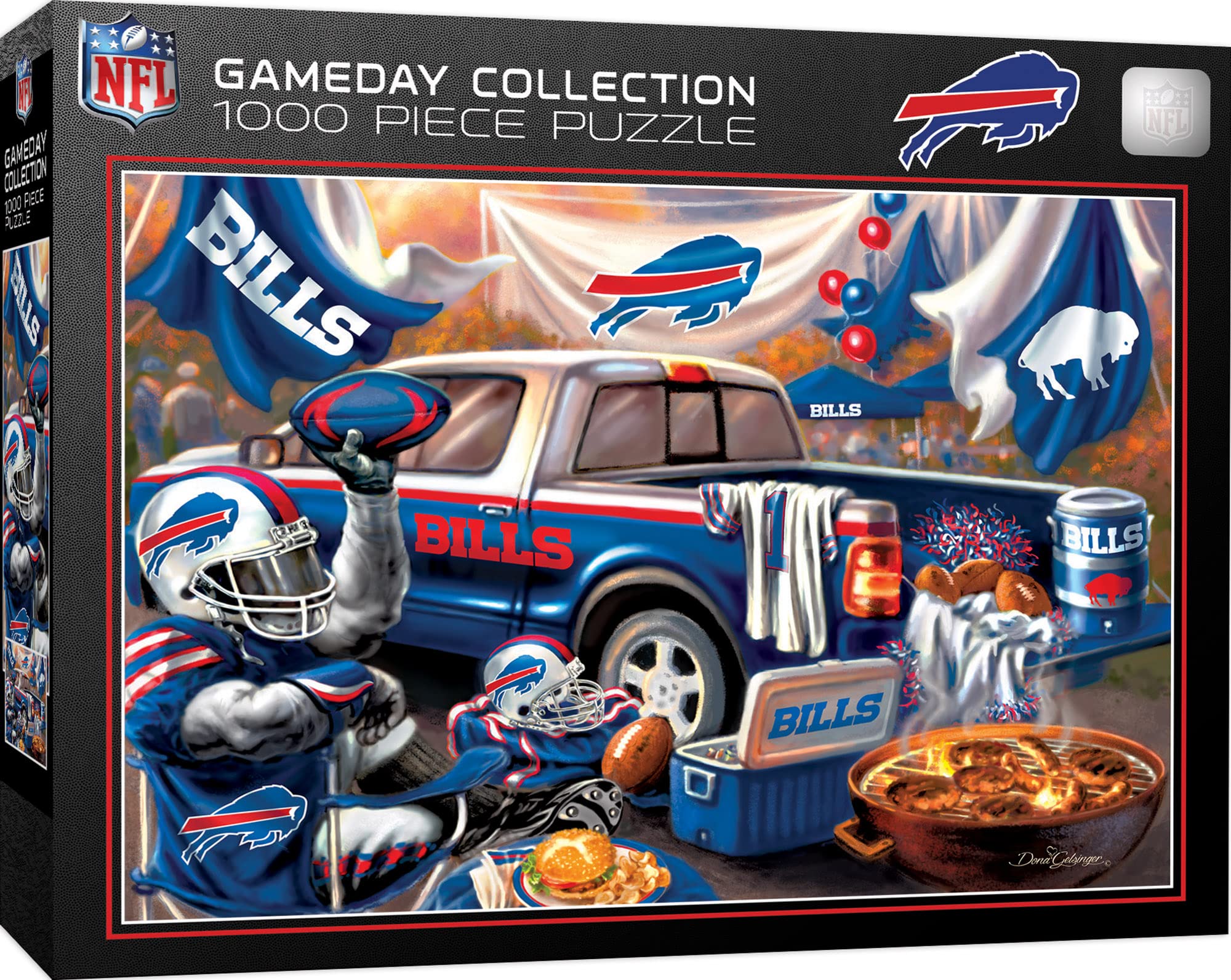 Rompecabezas Masterpieces Nfl Buffalo Bills Gameday 1000 Unidades - Venta Internacional.