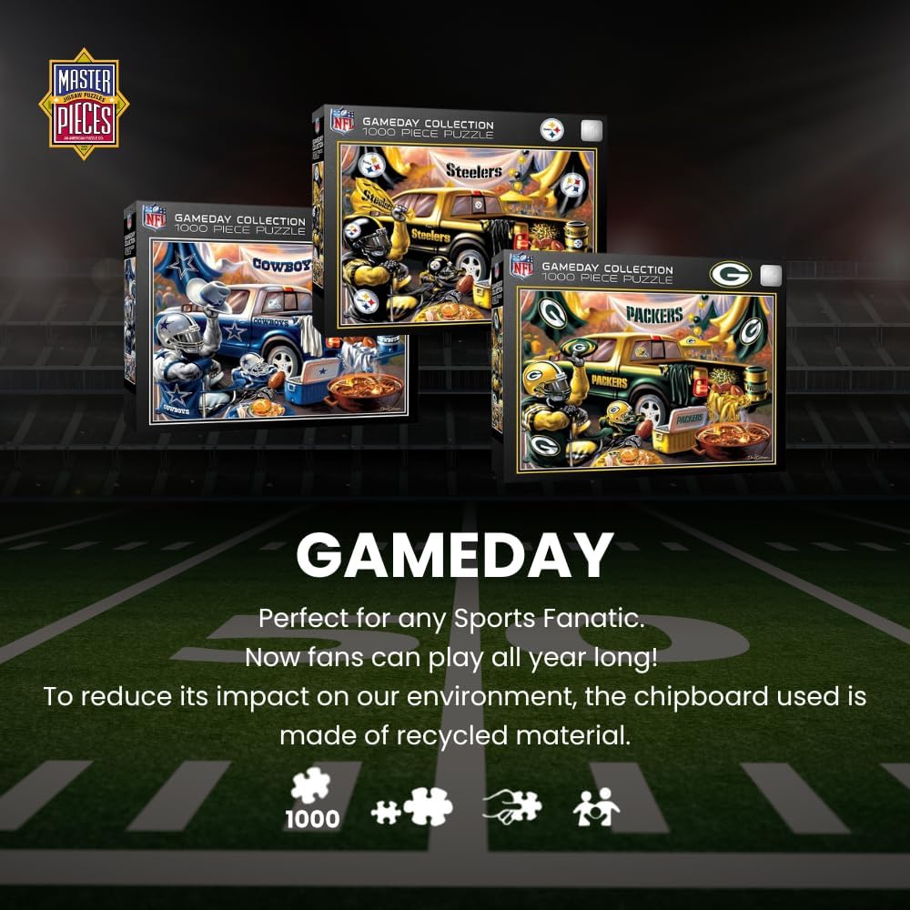 Foto 3 pulgar | Rompecabezas Masterpieces Nfl Buffalo Bills Gameday 1000 Unidades - Venta Internacional.