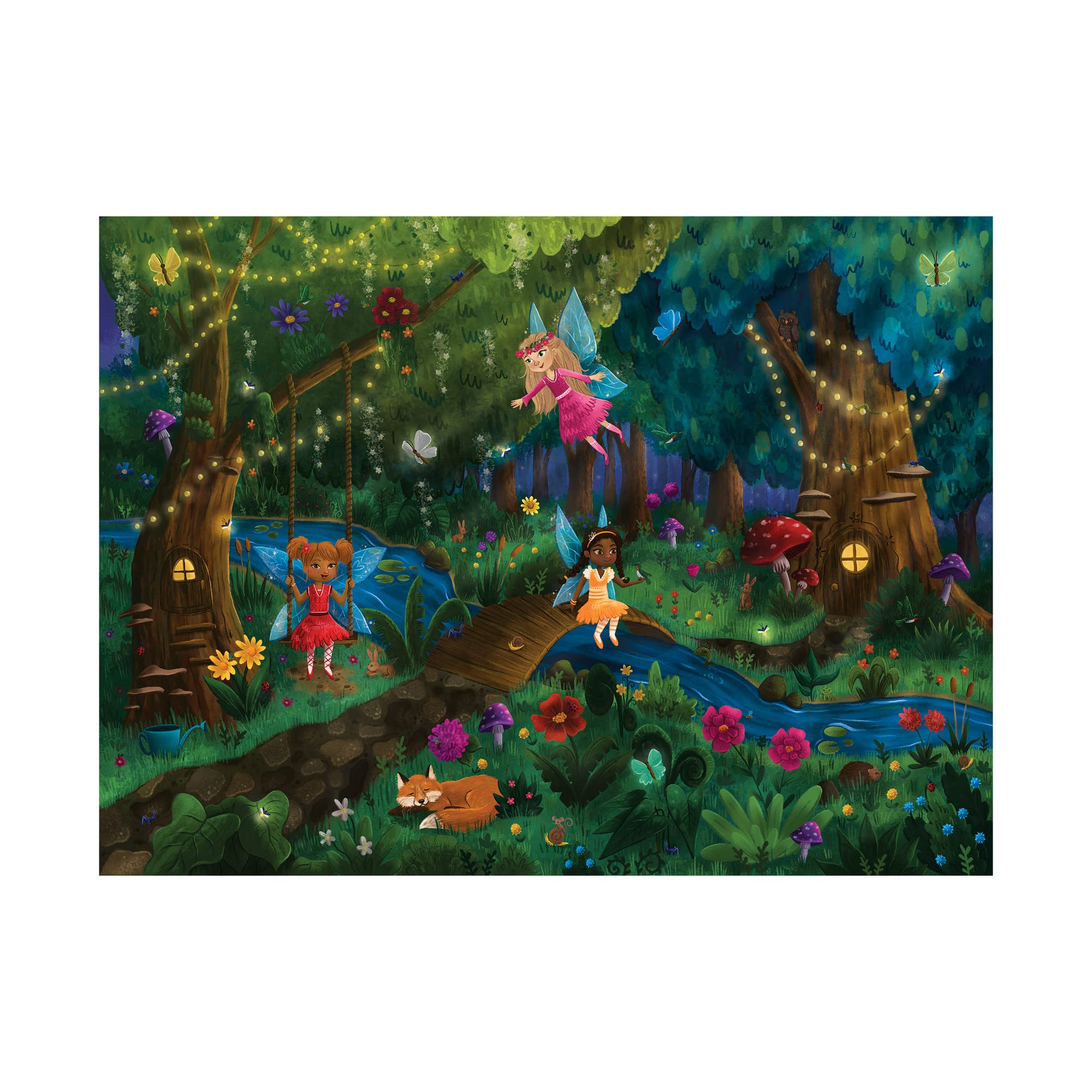 Foto 6 | Puzle Peaceable Kingdom Twilight Fairies 100 Piezas Para Niños Mayores De 6 Años - Venta Internacional.