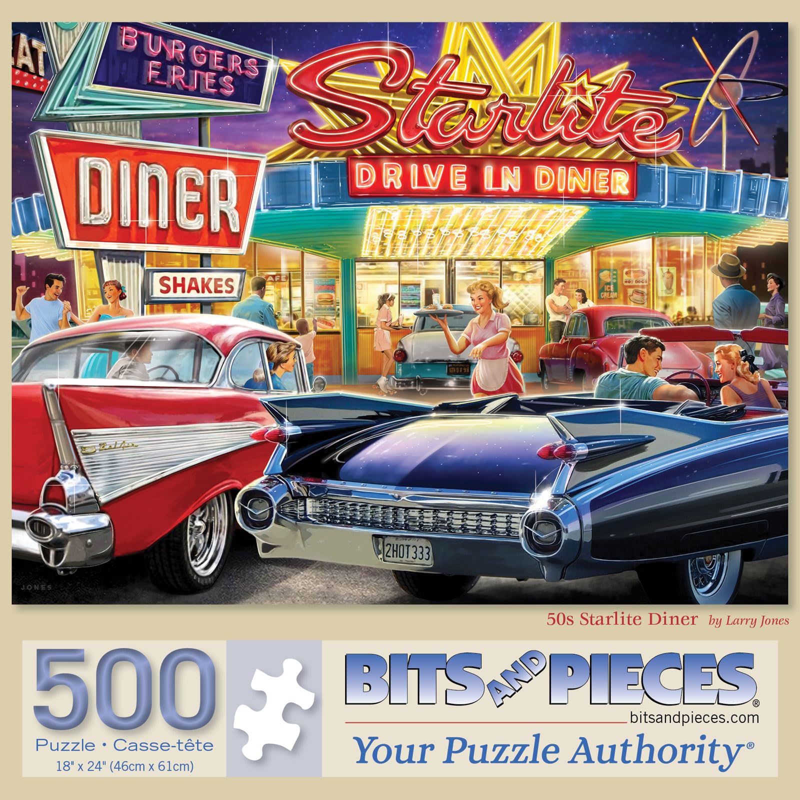 Foto 2 | Rompecabezas Starlite Diner 500 Piezas - Venta Internacional